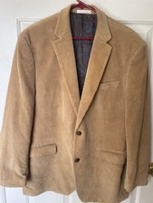 Lauren Ralph Lauren Sport Coat Mens 42R Tan Corduroy 2 Button Blazer