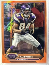 2024 Topps Composite Chrome Randy Moss Orange /25 Minnesota Vikings #13