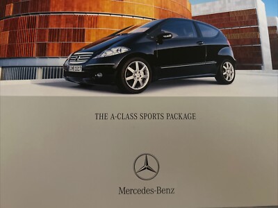 Mercedes Benz A Klasse Sportpaket Wagen Sortiment Verkaufsinfo Prospekt 2005
