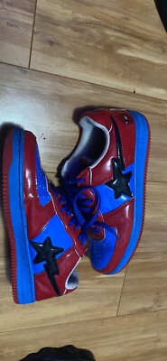 Size 10.5 - A Bathing Ape Marvel Comics x Bapesta FS-001 Low Spider Man