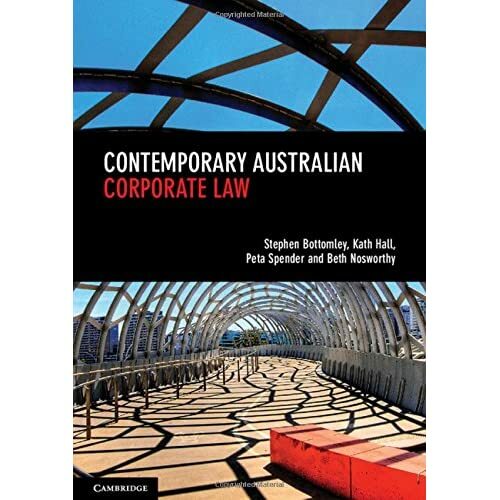 Contemporary Australian Corporate Law Stephen Bottomley Kath H… 9781316628270 LN