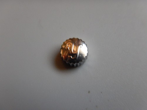 SELTENE YEMA AUFZUGSKRONE "Y STILISIERT" STAHL CROWN Ø 4,8mm DICK 2,8mm - Bild 3 von 8