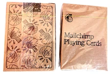 Theory 11 x Mailchimp playing cards brown RARE