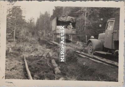 Photo, Geb JG, R. Weinberger, Truck Stick Dam Driva Norway 1940 XT 55016