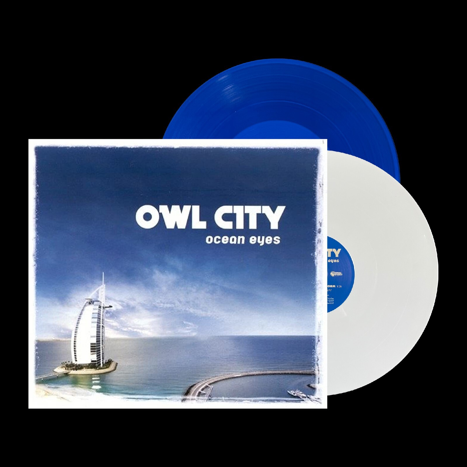 Brand New Owl City Ocean Eyes Double LP White & Transparent Blue Only ...