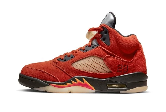 AIR JORDAN 5 RETRO DD9336-800 MARTIAN SUNRISE Black & Red Sneaker US unisex 5-11