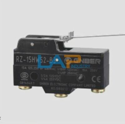 10Pcs New For Wire lever type silver contact micro switch RZ-15HW52-B3