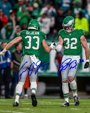 Cooper DeJean & Reed Blankenship Philadelphia Eagles 8x10 NFL Photo REPRINT
