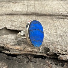Natural Labradorite Ring 925 Sterling Silver Ring Handmade Jewelry Ring