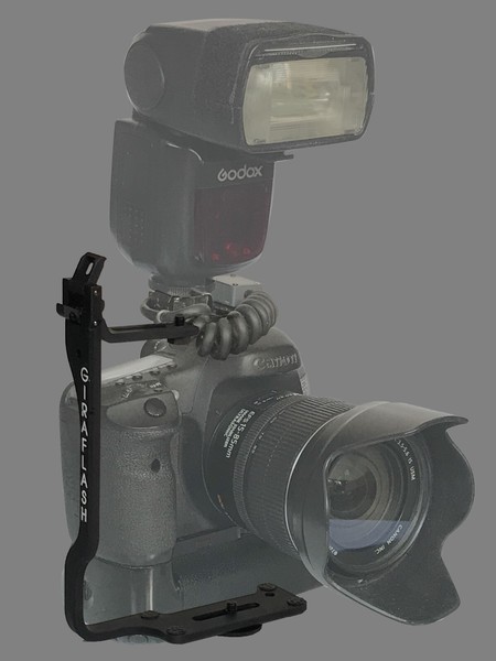 Custom Flash Bracket ,Soporte de flash personalizado cámara