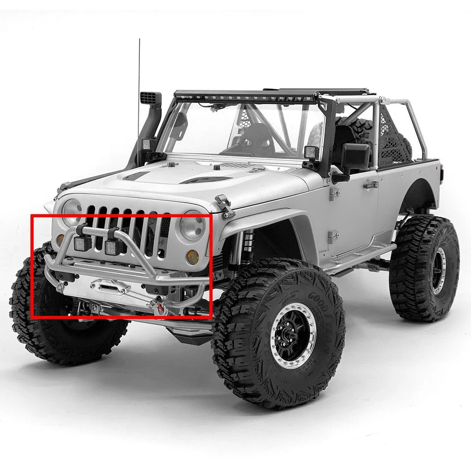 CChand Metal Front Bumper Sliver for 1:8 Capo Racing Radio Control Clawler JKMAX - Image 2 of 4