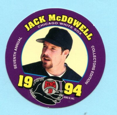 1994 King-B Jerky Seventh Annual Collector's Edition Disc # 3 Jack McDowell