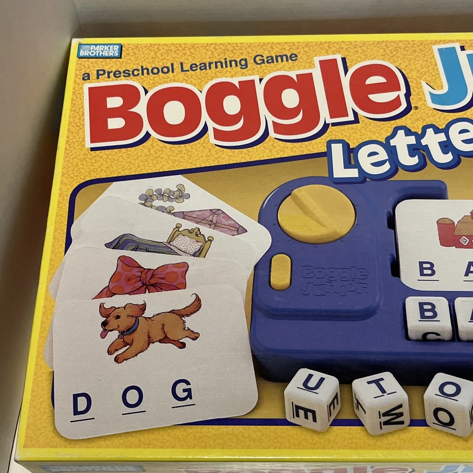 Vintage Parker Brothers Preschool Learning Game Boggle Jr. Letters Game Ages 3-6 - Image 2 of 4