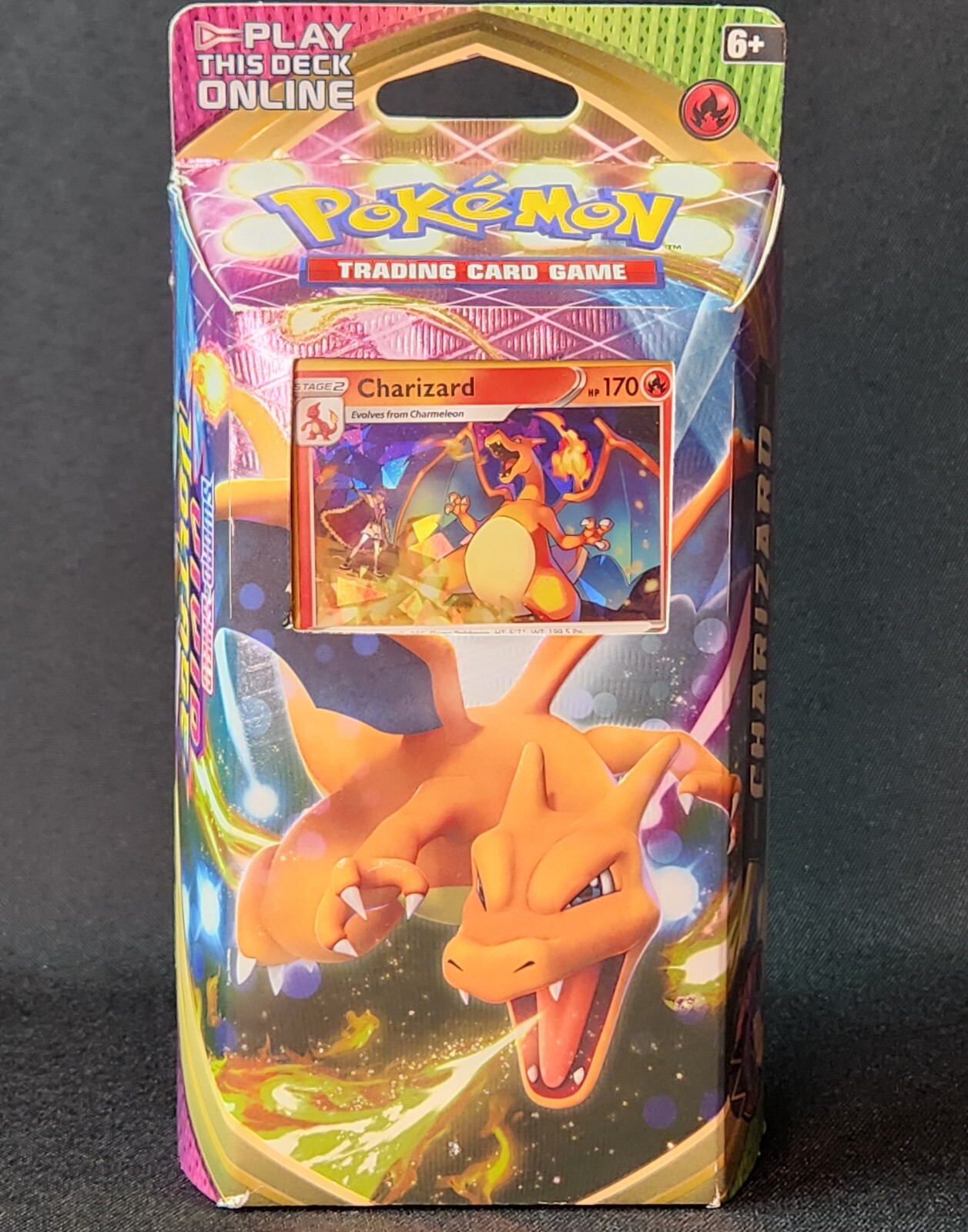 Pokemon Charizard Theme Deck Factory Sealed w/ Cracked Ice Promo Vivid Voltage