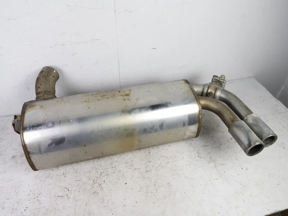 BMW 428i F36 SECCIÓN TRASERA ESCAPE SILENCIADOR BARRIL PUNTAS CROMADAS OEM 12-16 100K 🚗 Foto 3 de 4