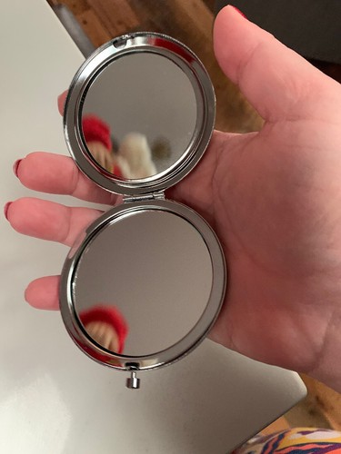 Compact Pocket Makeup Mirror - Bride to Be Makeup Mirror - Picture 4 of 4