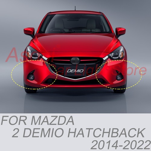 Fog Lamp Assembly For Mazda 2 Demio Hatchback 2015-2022 W/Bulb Switch Wire Bezel - Picture 7 of 10