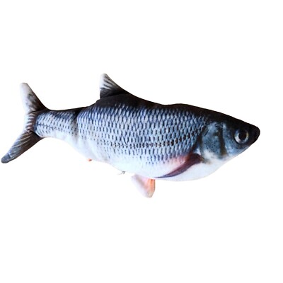 Whimsical Wacky Willy Floping Fish Cat Toy Fine Line Pets Universal USB Recharge