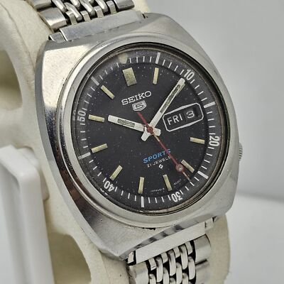 Seiko 5 Sports 6119-6023 Day/Date Vintage Men's Watch | eBay