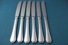 6 Dinner Knives Solid Wallace CASINO Stainless China NEW 9 5/8"