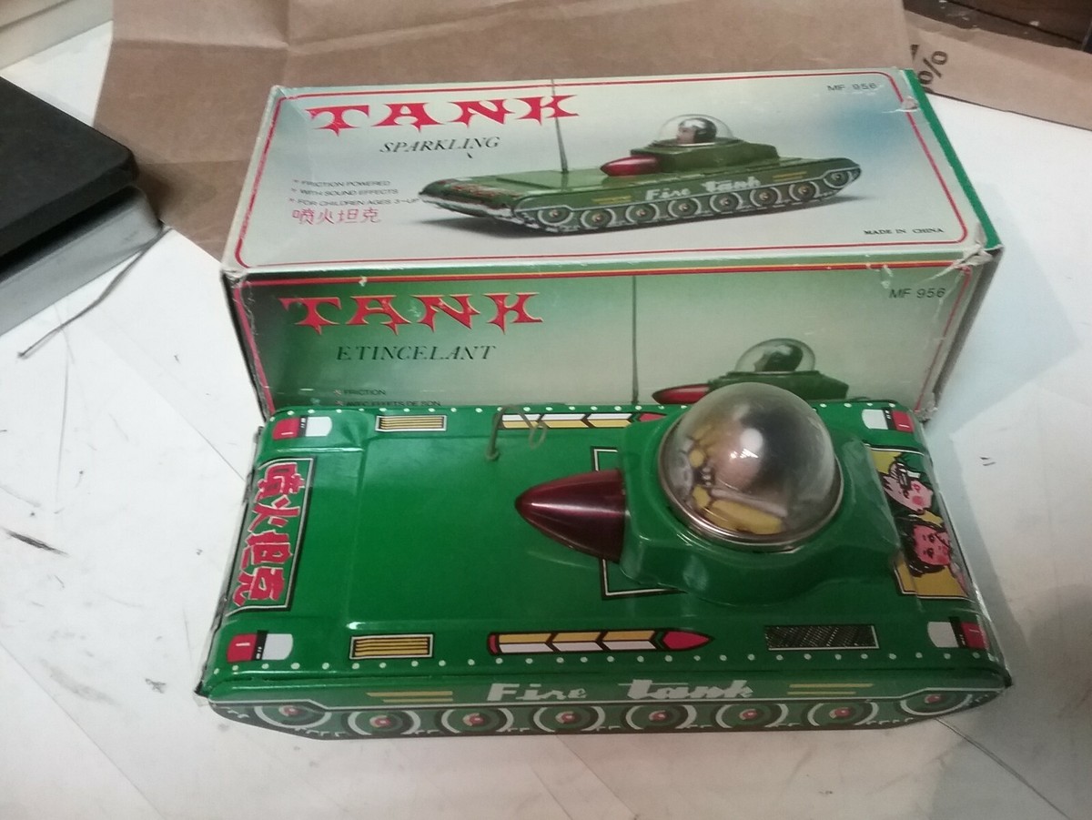 Vintage 1970's - MF-956 SPARKLING FIRE SPACE TANK Friction