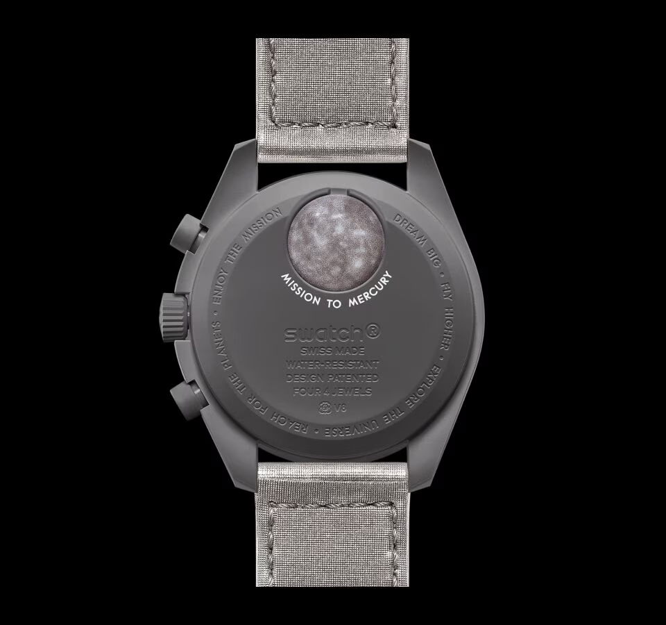 Omega Swatch Moonswatch - Mission to Mercury 42mm Cassa Nera in Bioceramica