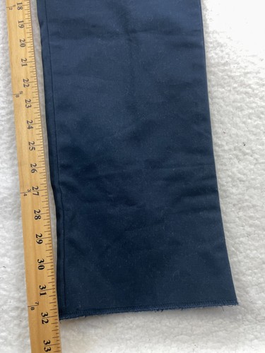 Lands’ End Pants Youth 14 Navy Adjustable Waist Boys Cotton Blend Flat Front - Picture 5 of 9