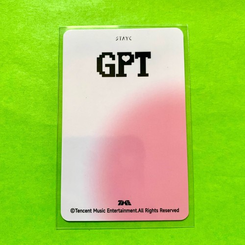 STAYC GPT digital single qq music china starlight popup event Photocard kpop - Picture 12 of 18