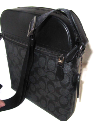 Coach Houston Flight Bag for Men - Black for sale online | eBay