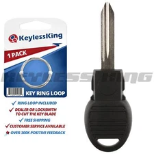 New Uncut Key Remote Replacement Transponder Chip Ignition Blade Blank
