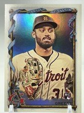 2023 Topps Allen & Ginter Riley Greene RC Silver Portrait Hot Box #44 Tigers