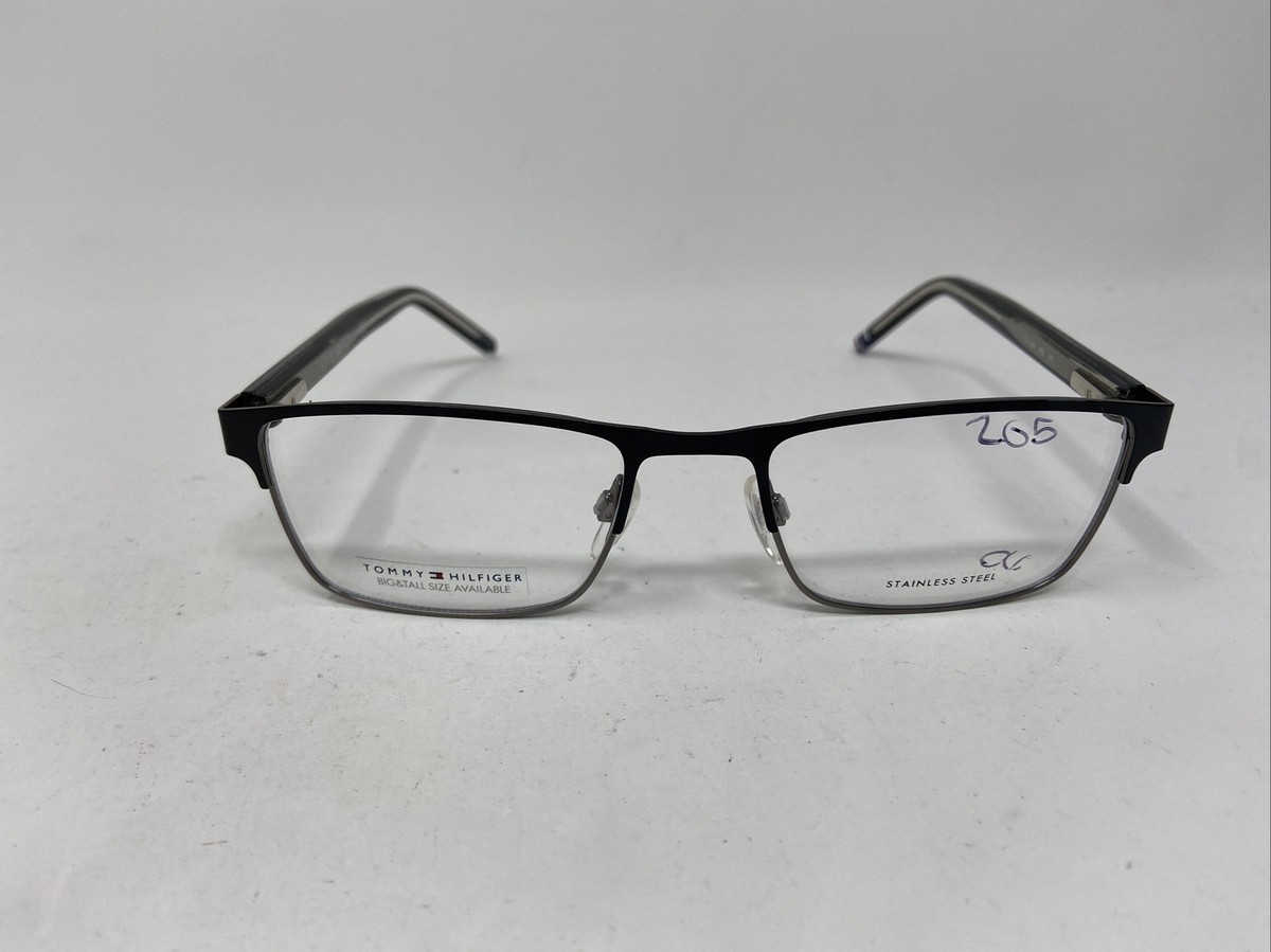 Tommy Hilfiger Black Metal & Plastic Glasses  (Frames) Amazon.com: Tommy Hilfiger frame (TH-1522 PJP) Acetate  main image 2