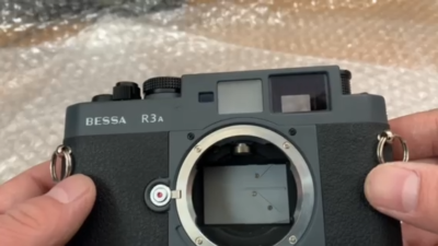 READ [NEAR MINT] Voigtlander BESSA R3A Gray VM Mount 35mm Film