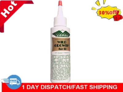 Wild Growth Hair Oil Moisturizer Hair Regrowth Eyebrows Eyelashes 4 Oz /118 ZHV