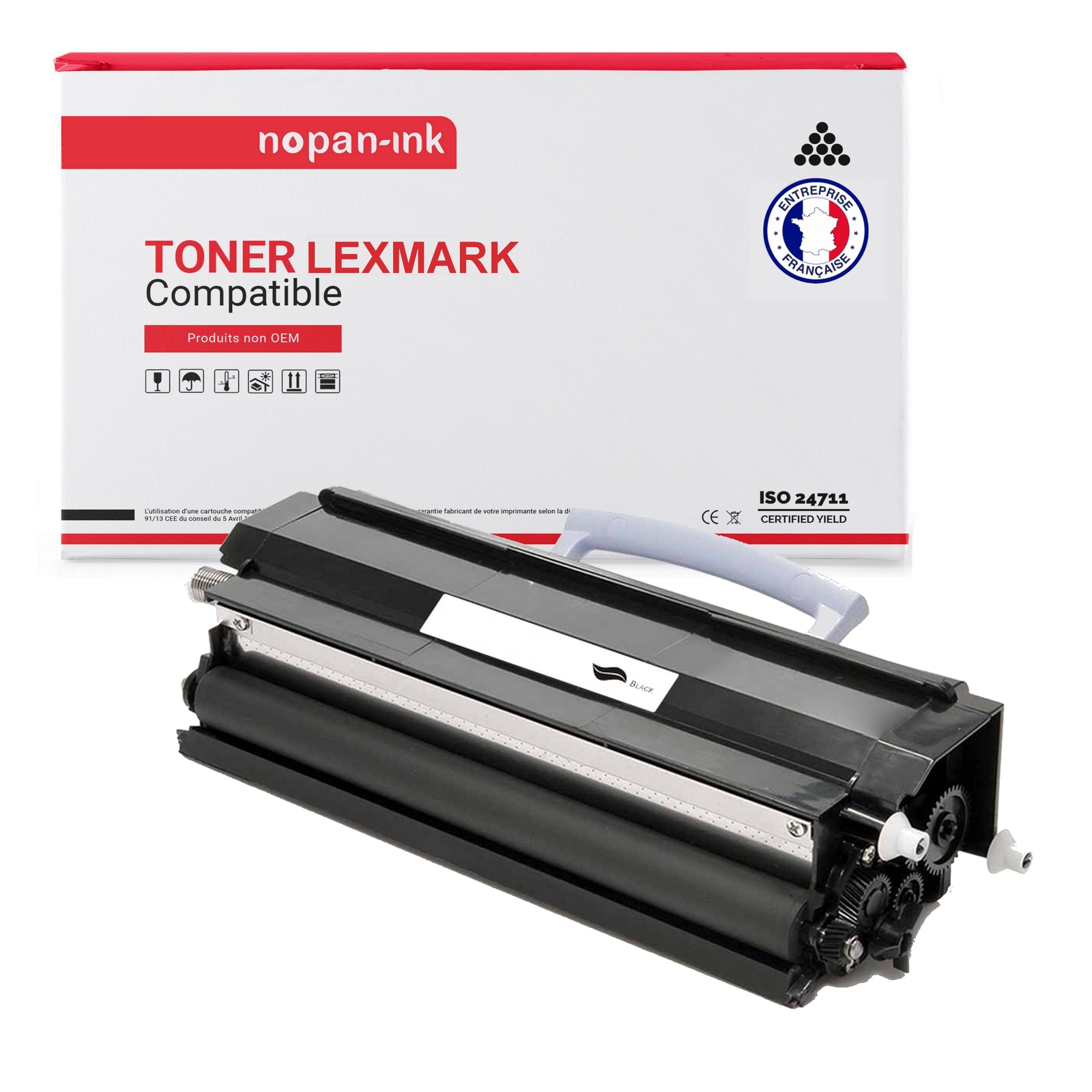 Toner Lexmark 24016SE noir compatible cartouche laser Nopan-Ink impression monochrome