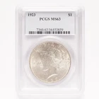 1923 Peace Silver Dollar PCGS MS63