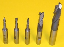 *Lot of 5* OSG HSS-Co. End Mills, Various Sizes *Used* 