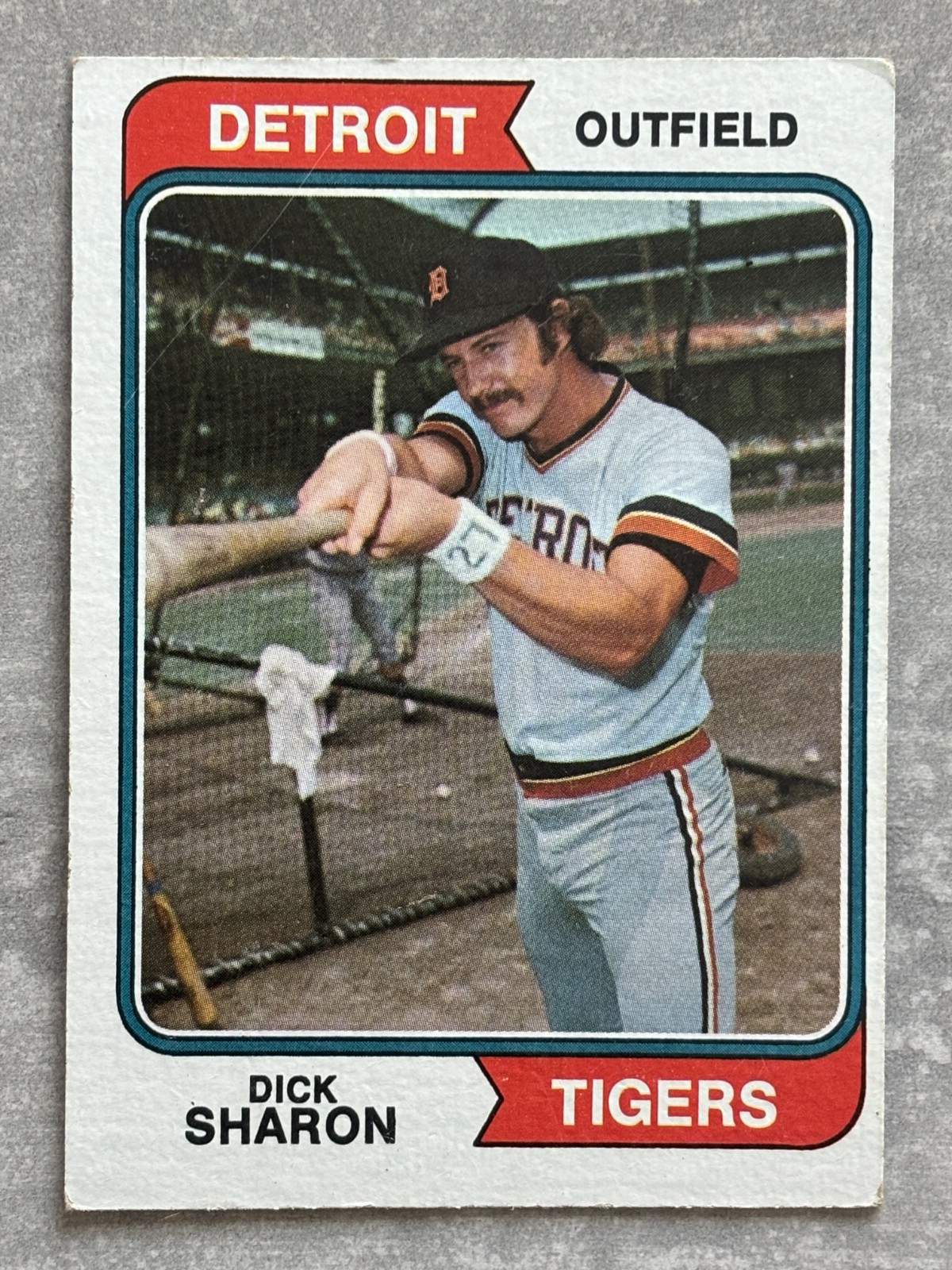 1974 Topps DICK SHARON Baseball's Dirtiest Funniest Name Real Trading Card #48