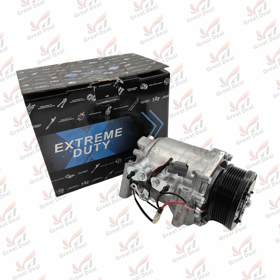 FOR 01-06 Honda CR-V 03-08 Accord Euro CL 2.4L A/C Air Conditioning Compressor - image 2 of 4