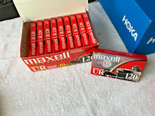 10 Maxell UR120 Normal Bias Audio Cassette Tapes NEW SEALED 