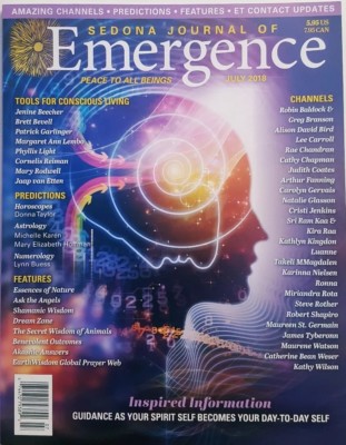Sedona Journal of Emergence July 2018 Predictions Channels FREE SHIPPING CB