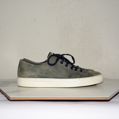 Common Projects Italy Low Sneakers Suede Gray Men 41