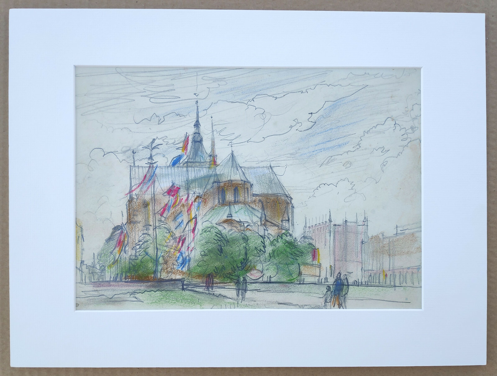 Kliefert, Erich(1893 Berlin1994 Stralsund) „RostockBlick auf die