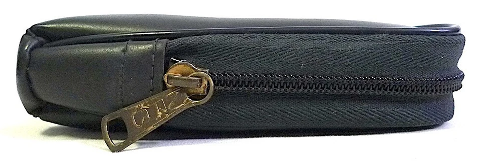 Vintage Unbranded Dark Brown Faux Leather Small Camera Pouch Bag - Image 4 of 4