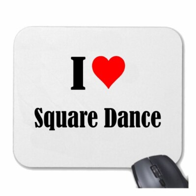 MOUSEPAD Mauspad I Love Square Dance Ich Liebe Square Dance