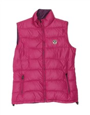North Sails Womens Reversible Padded Gilet Uk 14 Medium Pink Polyamide Bn02