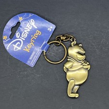   Disney Winnie the Pooh Brass Keyring 24261 Collectors Novelty Key Chain