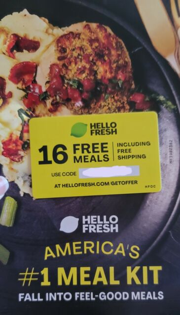 16 Meals - Hello Fresh - New Customers - E-Delivery READ 16 Meals - Hello Fresh - New Customers - E-Delivery READ