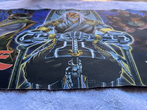 YuGiOh Konami Anime Judge Playmat Six Samurais Grandmaster, Great Shogun, Enishi - Picture 3 of 15