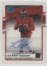 2020 Panini Chronicles Clearly Donruss Rated Rookie Ke'Shawn Vaughn Auto 2l4
